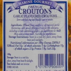 Marine Gourmet Ingredients Brands|French Ingredients^Garlic Croutons, 100g