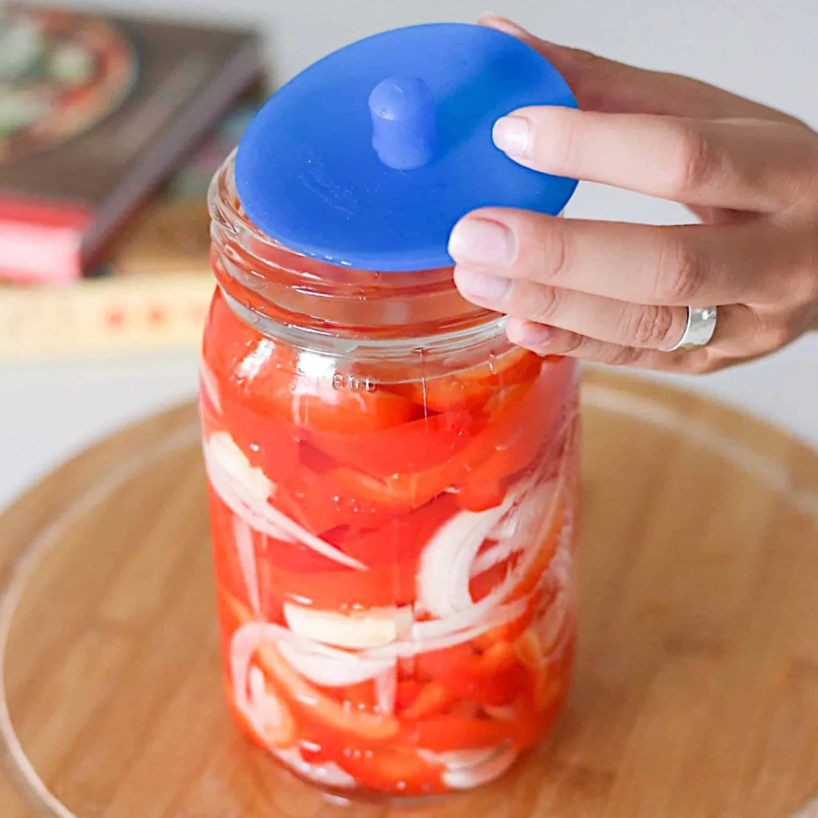 Masontops Pickling, Preserving & Fermenting Jars^Wide Mouth Pickle Pipes, Set of 4