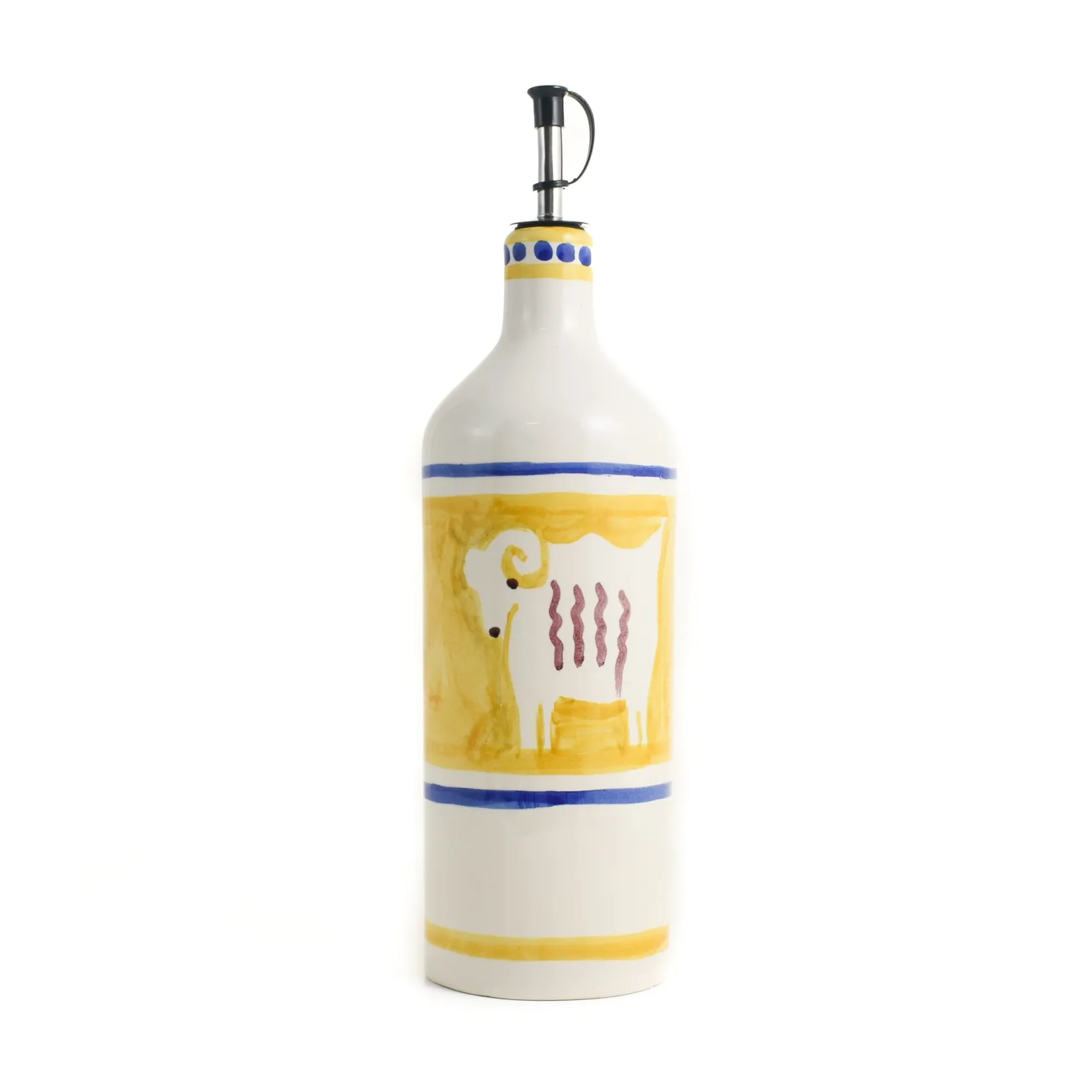 Materia Tableware Brands|Jugs & Bottles^Gallina Yellow Goat Olive Oil Bottle, 730ml
