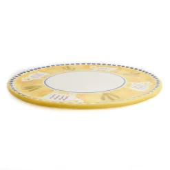 Materia Tableware Brands|Plates^Gallina Yellow Goat Pizza Plate, 32cm