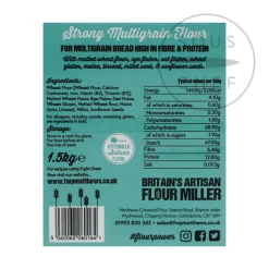 Matthews Cotswold Flour Made In The Uk|Baking Ingredients^Matthews Cotswold Eight Grain Flour, 1.5kg