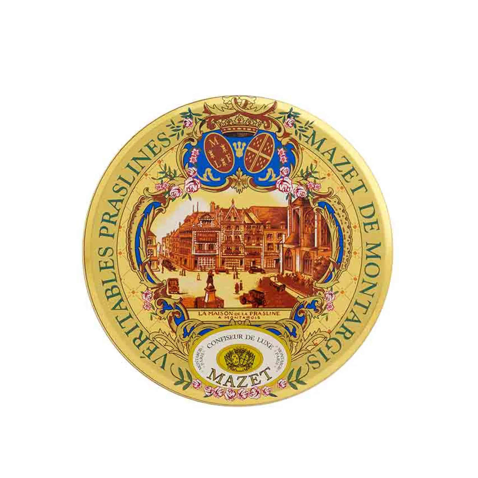 Mazet de Montargis Ingredients Brands|French Ingredients^Pralines Tin, 250g