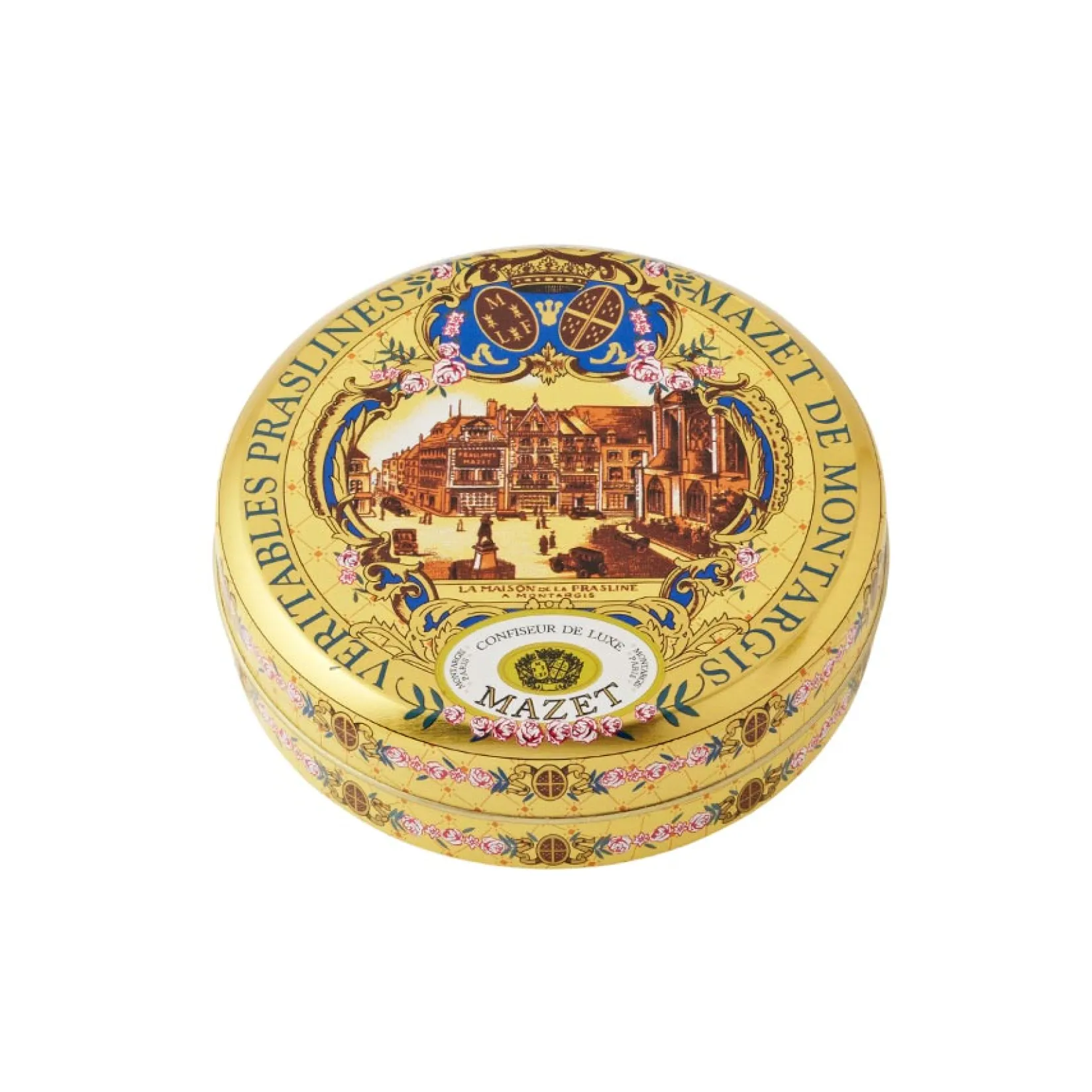 Mazet de Montargis Ingredients Brands|French Ingredients^Pralines Tin, 250g