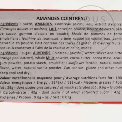 Mazet Ingredients Brands|Chocolate & Sweets^Milk Chocolate Cointreau Coated Almonds, 200g