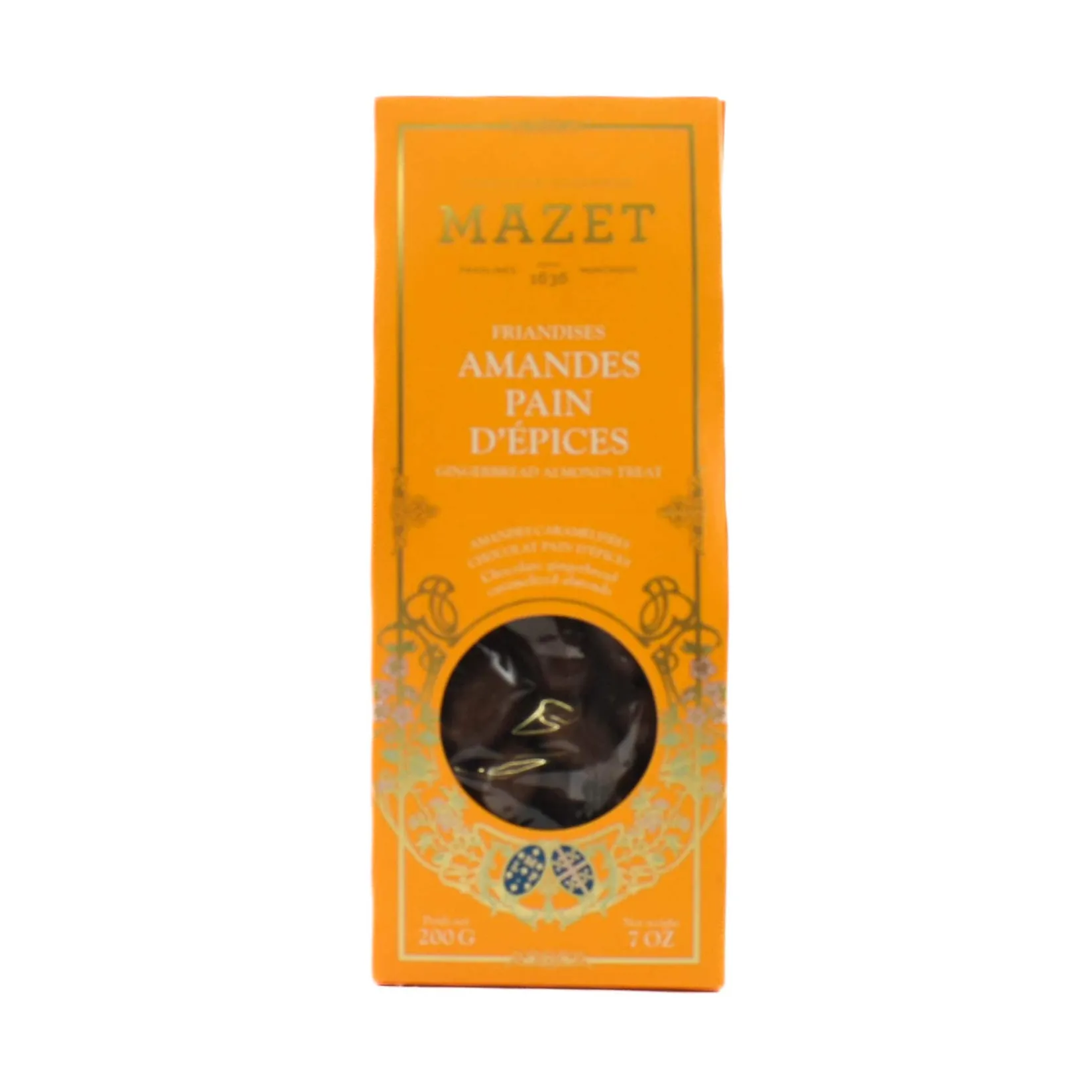 Mazet Chocolate & Sweets|Ingredients Brands^Pain D'Epices Chocolate Coated Almonds, 200g