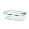 Mepal Tableware Brands|Food Storage & Containers^Easyclip Glass Food Storage Box, 1500ml, Nordic Sage