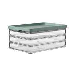 Mepal Tableware Brands|Food Storage & Containers^Omnia 3 Layer Fridge Storage Box for Meat Cuts, Nordic Sage