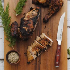 Messermeister Kitchen Knives^Avanta Pakkawood 4 Piece Steak Knife Set, Brown