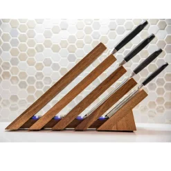 Messermeister Kitchen Knives^Next Level Magnetic Knife Block w/ UV lights