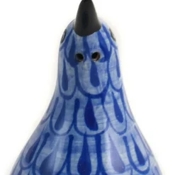 Gorky Pottery Mexican Ingredients|Table Setting^Mexican Hand Painted Bird Salt & Pepper Shaker Set