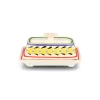 Gorky Pottery Tableware Brands^Mexican Hand Painted Butter Dish, 18.5x10cm
