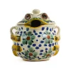 Gorky Pottery Mexican Ingredients|Tableware Brands^Mexican Hand Painted Floral Frog Sugar Bowl