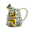 Gorky Pottery Mexican Ingredients|Jugs & Bottles^Mexican Hand Painted Floral Frog Milk Jug