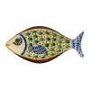 Gorky Pottery Mexican Ingredients|Tableware Brands^Mexican Hand Painted Green Fish Serving Dish, 14x25cm