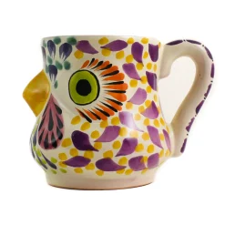 Gorky Pottery Mexican Ingredients|Tableware Brands^Mexican Hand Painted Rooster Mug with Orange Detail