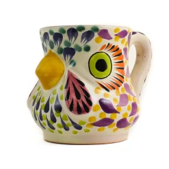 Gorky Pottery Mexican Ingredients|Tableware Brands^Mexican Hand Painted Rooster Mug with Orange Detail