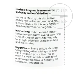 Cool Chile Co Mexican Ingredients|Herbs & Spices^Mexican Oregano, 20g