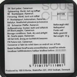 Mill & Mortar Herbs & Spices|Ingredients Brands^IGP Penja Black Peppercorn, 50g