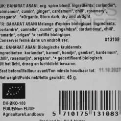 Mill & Mortar Ingredients Brands|Middle Eastern Ingredients^Organic Baharat Asani, 45g