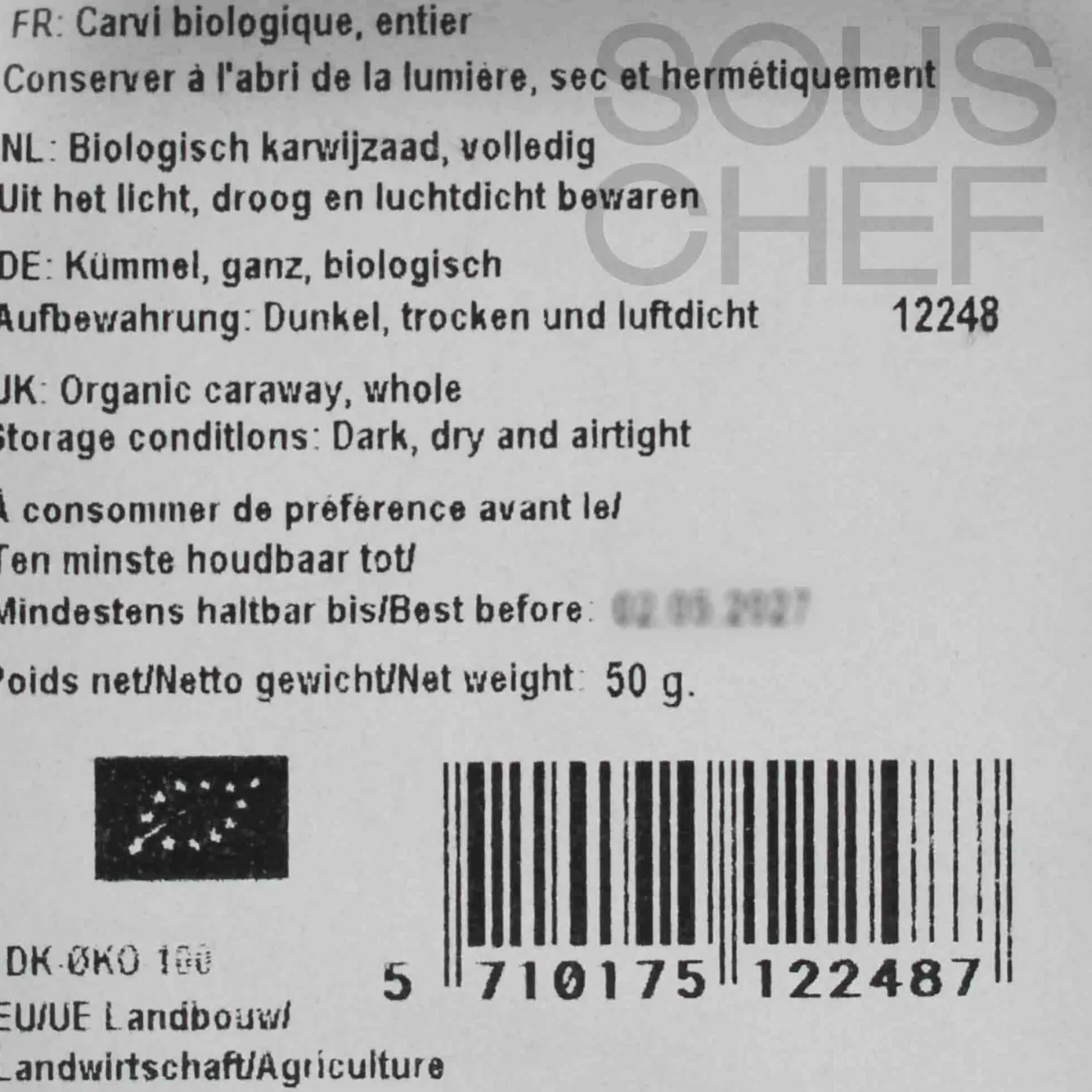 Mill & Mortar Ingredients Brands|Herbs & Spices^Organic Caraway, 50g