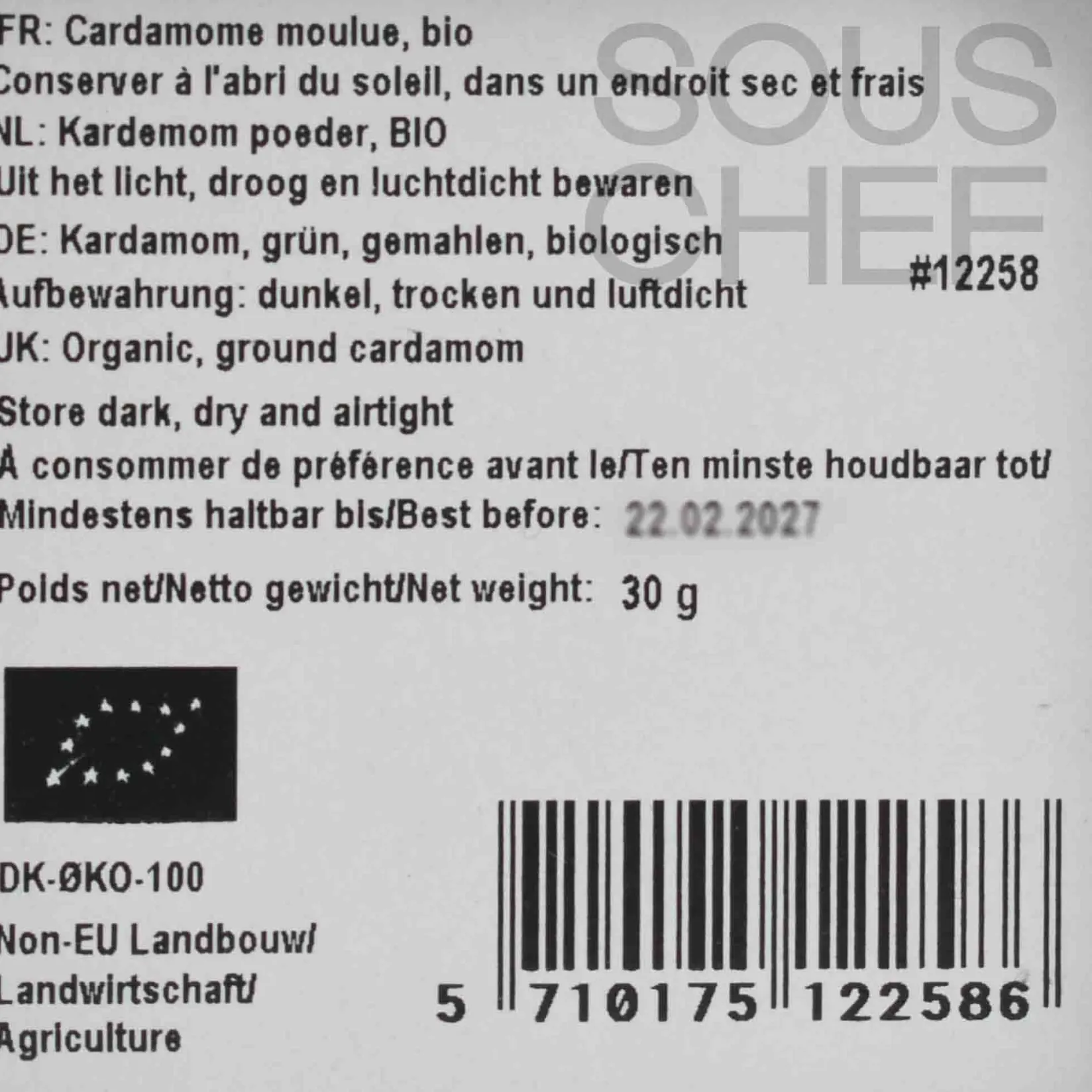 Mill & Mortar Indian Ingredients|Herbs & Spices^Organic Ground Green Cardamom, 30g