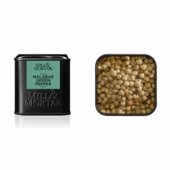 Mill & Mortar Ingredients Brands|Indian Ingredients^Organic Malabar Green Peppercorn, 25g
