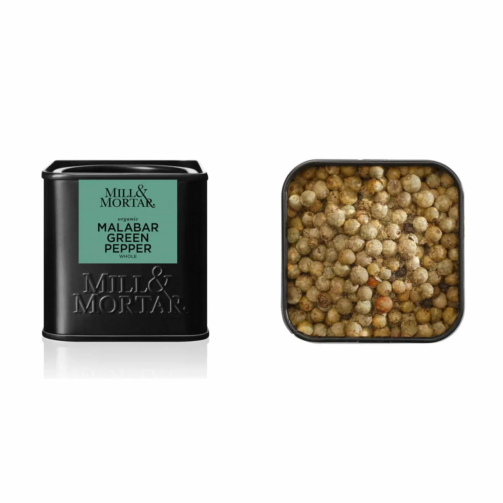 Mill & Mortar Ingredients Brands|Indian Ingredients^Organic Malabar Green Peppercorn, 25g