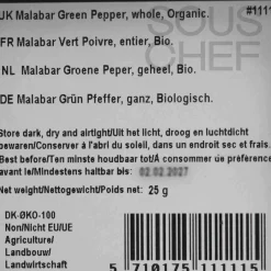 Mill & Mortar Ingredients Brands|Indian Ingredients^Organic Malabar Green Peppercorn, 25g
