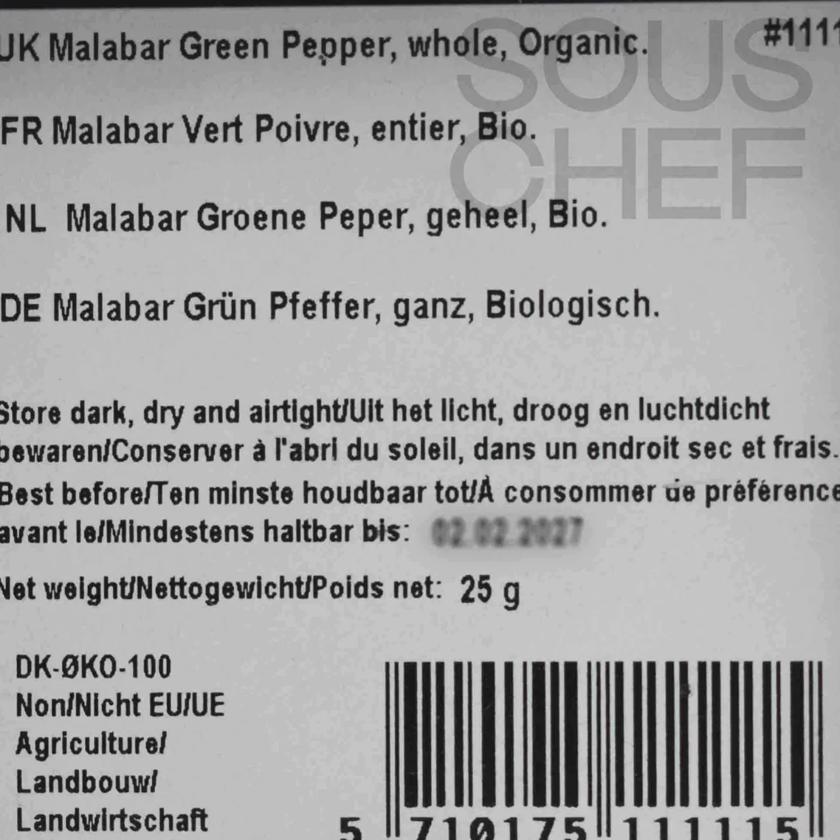 Mill & Mortar Ingredients Brands|Indian Ingredients^Organic Malabar Green Peppercorn, 25g