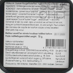 Mill & Mortar Middle Eastern Ingredients|Herbs & Spices^Organic Red Dukkah, 70g