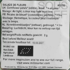 Mill & Mortar French Ingredients|Baking Ingredients^Organic Salade de Fleurs, 2g