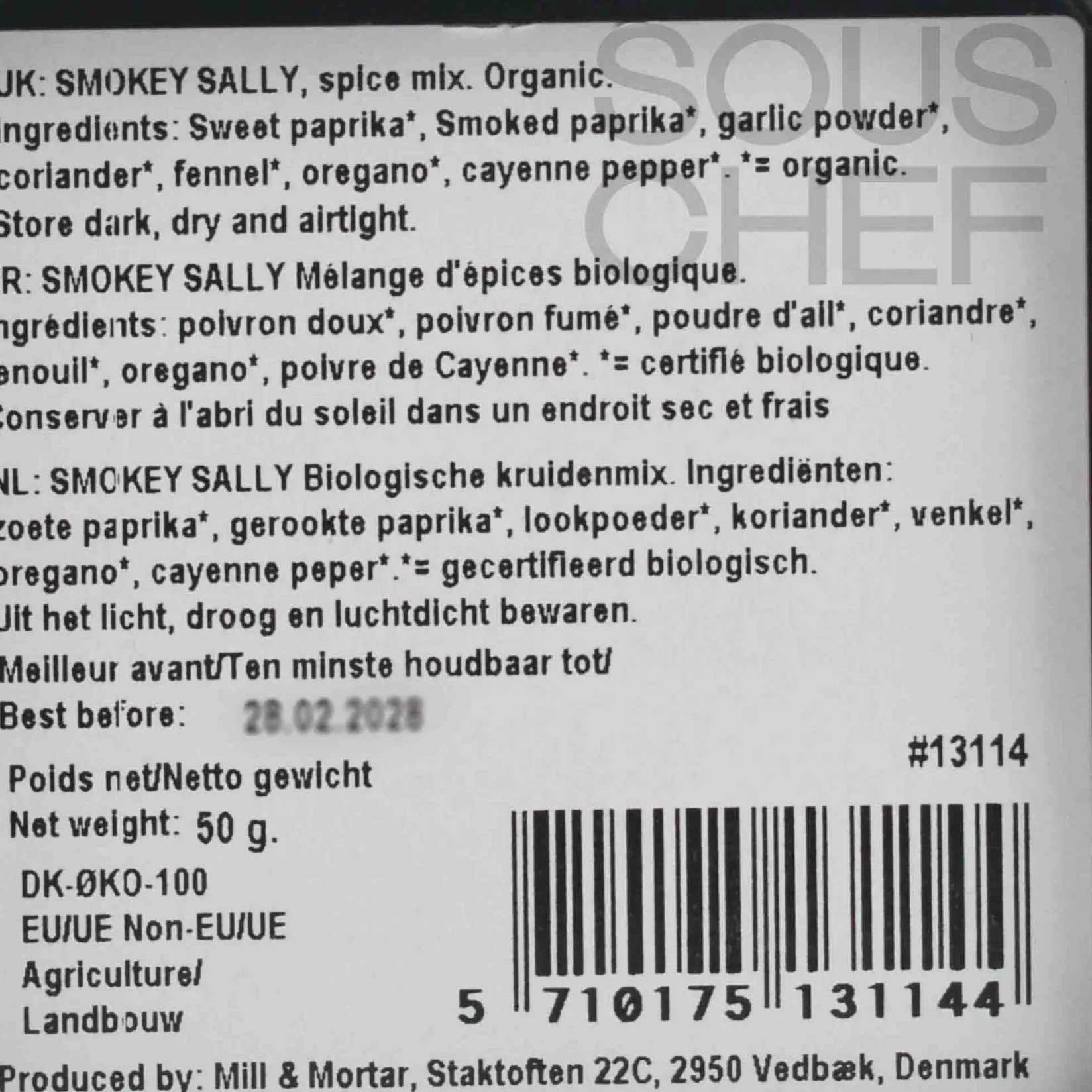 Mill & Mortar American Ingredients|Herbs & Spices^Organic Smokey Sally BBQ Rub, 50g