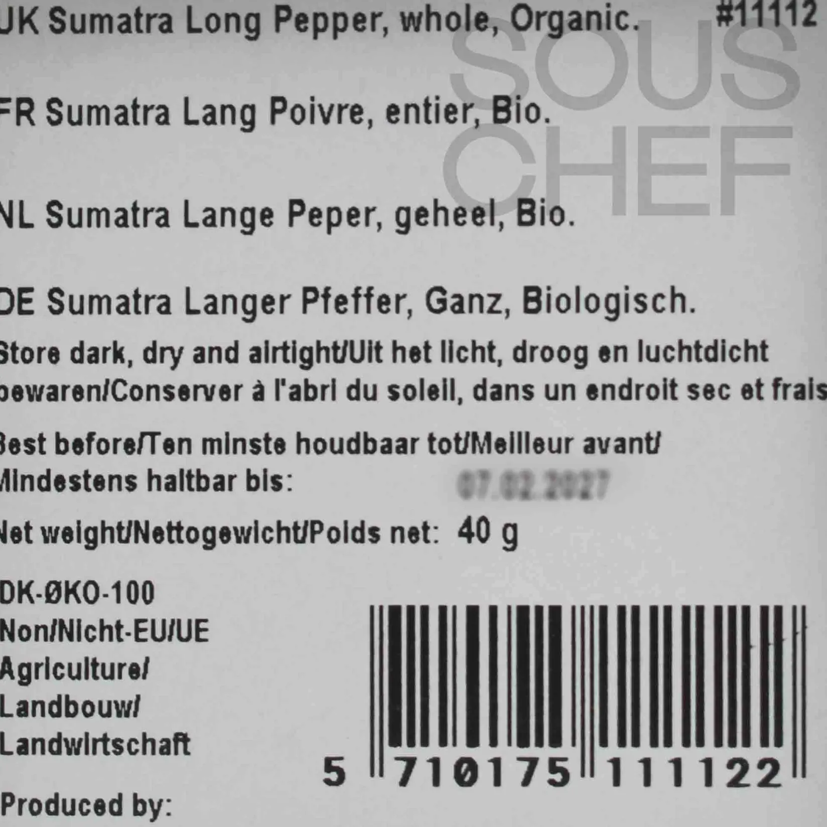 Mill & Mortar Indian Ingredients|Herbs & Spices^Organic Sumatra Long Pepper, 40g