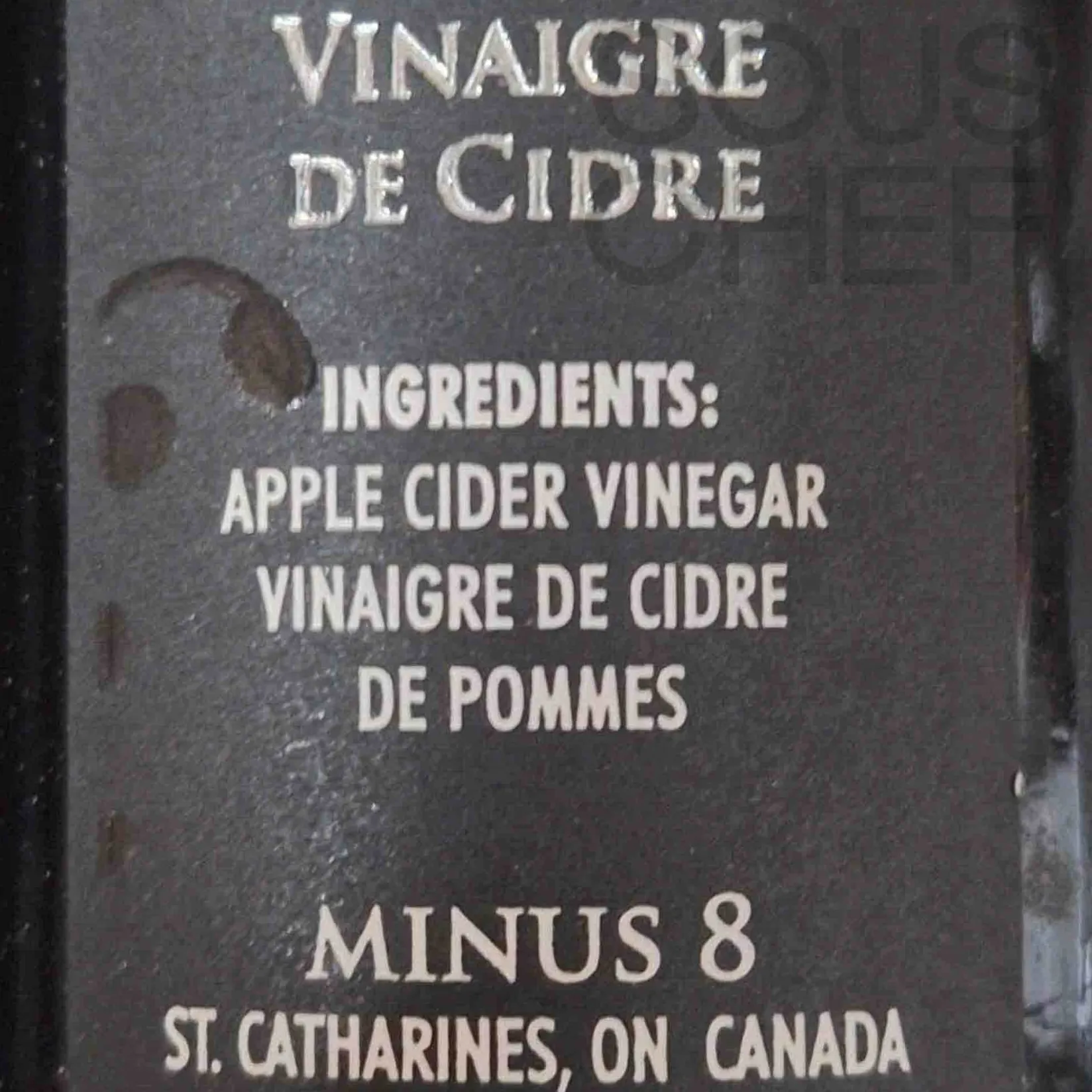 Minus8 Ingredients Brands|Oil, Vinegar & Dressings^Minus 8 Vinegar Apple8, 200ml