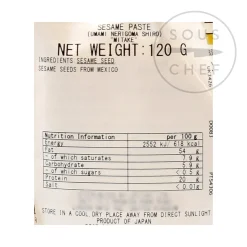 Mitake Ingredients Brands|Japanese Ingredients^Umami Nerigoma Shiro - White Sesame Paste, 120g