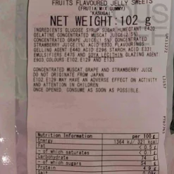 KASUGAI Ingredients Brands|Chocolate & Sweets^Mixed Fruit Gummies, 102g