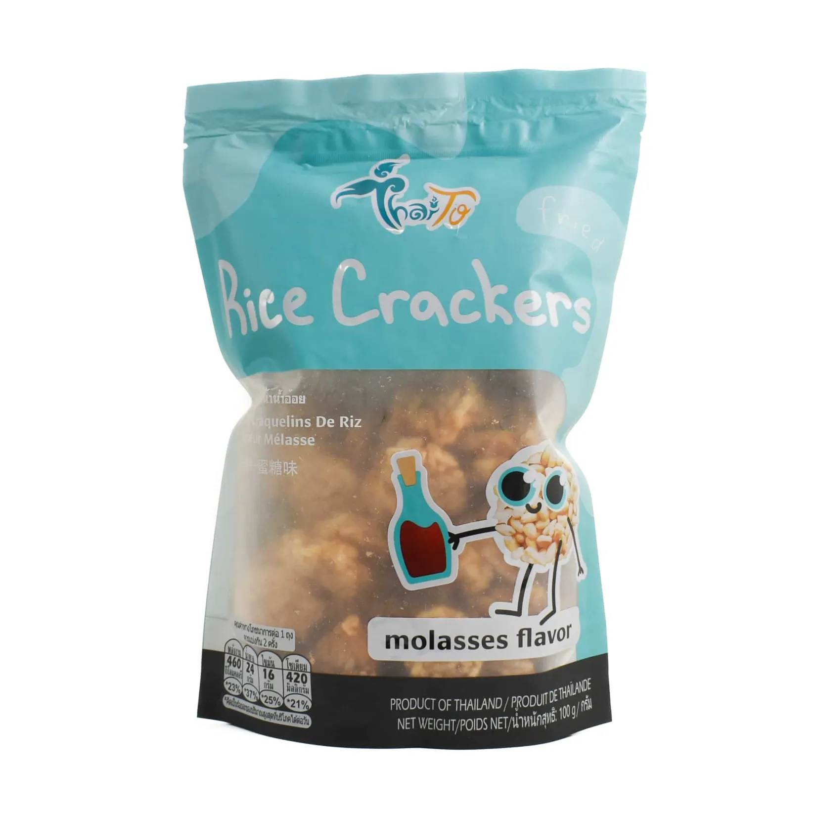 Thai To Ingredients Brands|Snacks^Molasses Rice Crackers, 100g