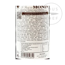 Monin Ingredients Brands|Drinks^Strawberry Syrup, 1 litre