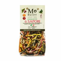 Morelli Italian Ingredients|Pasta, Rice & Beans^"6 Tastes Stringhette" Multicolour Pasta, 250g