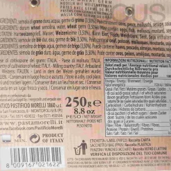 Morelli Italian Ingredients|Pasta, Rice & Beans^Mafalde Pasta with Wheat Germ, 250g