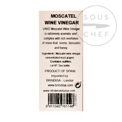 Unio Spanish Ingredients|French Ingredients^Moscatel Vinegar, 500ml