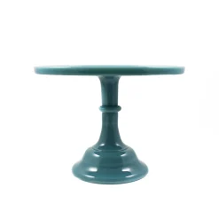 Mosser Glass Tableware Brands|American Ingredients^Georgia Blue Milk Glass Cake Stand 10"