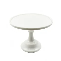 Mosser Glass American Ingredients|Serveware^White Milk Glass Cake Stand