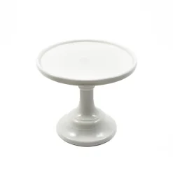 Mosser Glass American Ingredients|Serveware^White Milk Glass Cake Stand