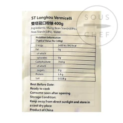 Brotherhood Southeast Asian Ingredients|Korean Ingredients^Mung Bean Thread Vermicelli - Glass Noodles, 400g