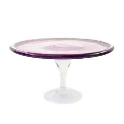 Alessandro Coppola Tableware Brands^Murano Glass Amethyst Cake Stand, 25cm