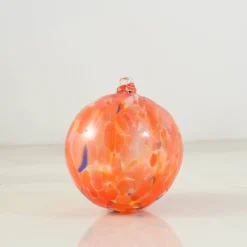 Alessandro Coppola Tableware Brands|Table Setting^Murano Glass Decorative Sphere Ornament, Orange
