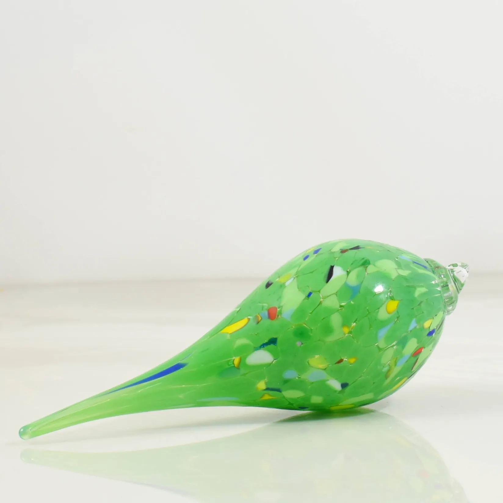 Alessandro Coppola Tableware Brands|Table Setting^Murano Glass Decorative Teardrop Ornament, Green