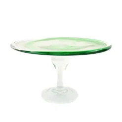 Alessandro Coppola Tableware Brands^Murano Glass Green Cake Stand, 25cm