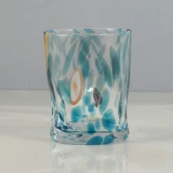 Alessandro Coppola Table Setting|Drinking Glasses^Murano Glass Tumbler, Aquamarine